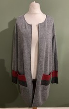 Cardigan aperto misto lana