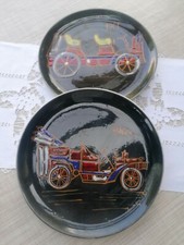 Coppia piatti ceramica, decoro
