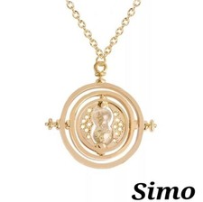  COLLANA HARRY POTTER GIRATEMPO CIONDOLO PENDENTE ERMIONE GRANGER SABBIA NATALE