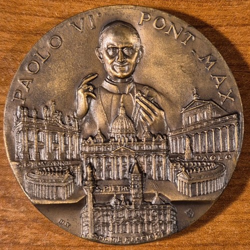Medaglia papa paolo - paolo, vi