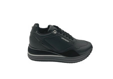 Sneakers Da Donna, Apepazza, pelle nera, numero 38, nuovo con scatola