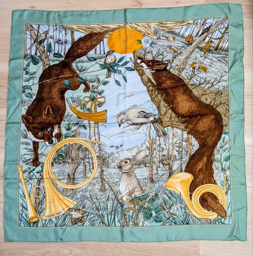Sciarpa seta hermes chasse - hermes,