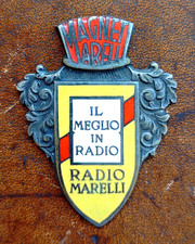 SCUDETTO PLACCA RADIO MARELLI