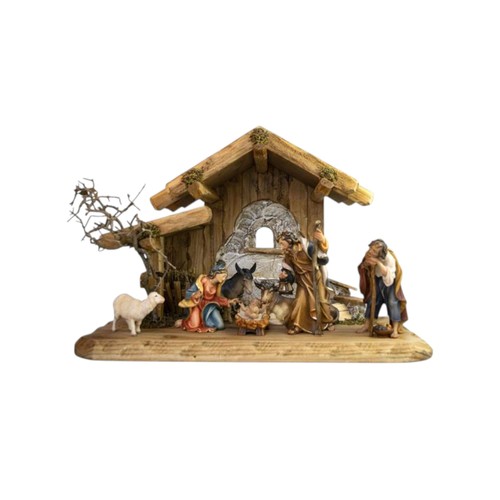 Set presepe completo legno - set,