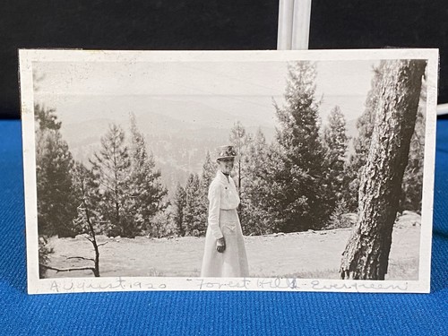 Well dressed woman forest - dressed,