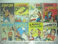 ZAGOR ZENITH SCRITTA ROSSA FUMETTI COLLEZIONE DAL N.1 AD OGGI ORIGINALE
