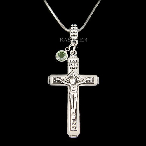 Collana crocifisso inri gesù - collana,