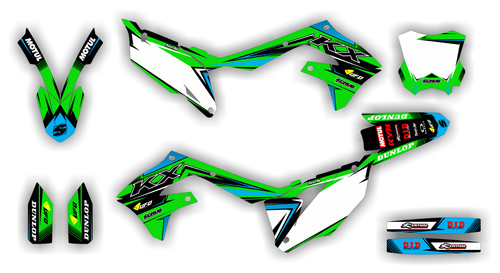 Kit grafica kawasaki - kit, kx450