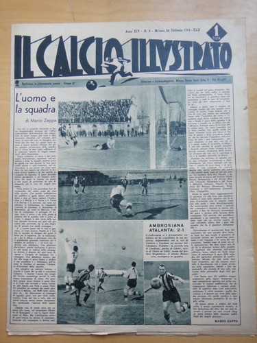 1944 calcio illustrato anno - 1944-il, illustrato-anno