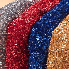 1M Paillettes Ricamato Tessuto