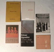 Lotto di 6 cataloghi d'arte