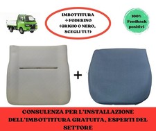 RICAMBIO IMBOTTITURA SEDUTA CON FODERINO / COPRISEDILE  PER PIAGGIO PORTER