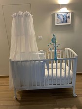 Letting neonati PALI COME FA FOTO MAI USATO(materasso+coprimaterasso impermeabil