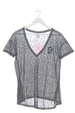 ABERCROMBIE & FITCH T-shirt Donna Camicia Taglia IT 44 grigio chiaro