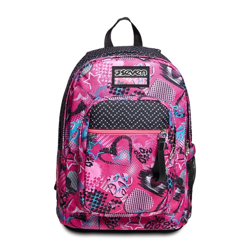Seven zaino fit rosa doppio - seven, fit,