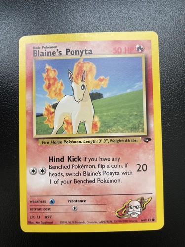 Pokemon blaine ponyta - blaine's, gym