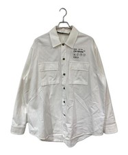 Giacca denim cotone OFFWHITE bianco OMGA091F19D07023