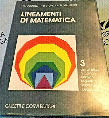 Lineamenti matematica vol - di,