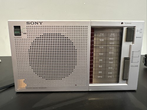 Vintage sony icf 710w fm - vintage,