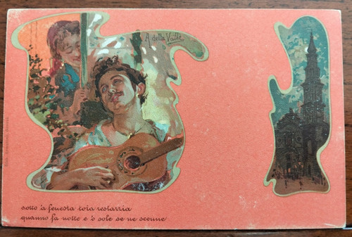1900 cartolina della - a.,
