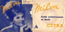DISCO 45 GIRI    MILVA -