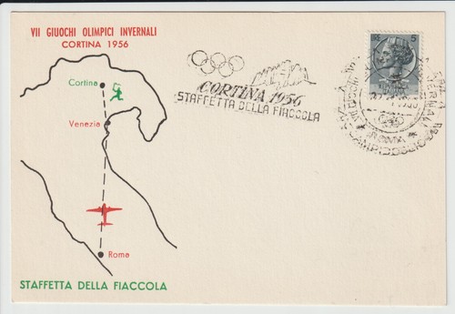 Cartolina olimpiadi cortina - cartolina,