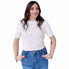 T-shirt donna GIANNI LUPO crop