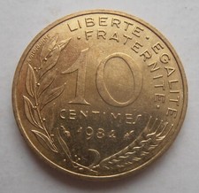 FRANCIA 10 CENTESIMI 1984
