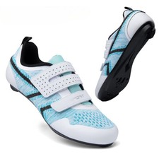 Scarpe Ciclismo MTB Uomo Donna Strada Bici Antiscivolo Sneaker Corsa Bici Scarpe