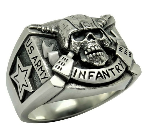 Anello uomo teschio - , fanteria