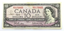 Canada - 10 DOLLARI. 1954
