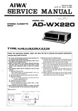 Manuale Di Servizio Per Aiwa