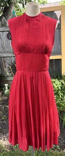 Abito vintage anni - 50, rosso