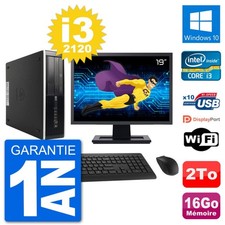 PC HP 8200 Elite SFF Ecran 19"
