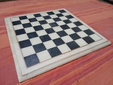 Scacchiera antica marmo nero