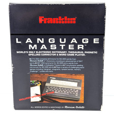 Franklin Language Master LM-2000 dizionario elettronico e thesaurus TESTATO FUNZIONANTE