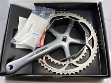 NOS Campagnolo RECORD Lega Conica Quadrata 10 Velocità Doppia Guarnitura 172,5mm 53/39t