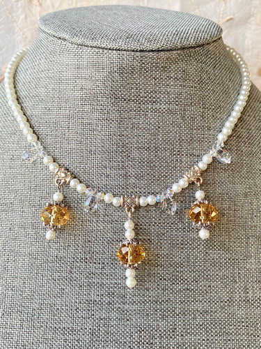 Collana perle finte - perle,
