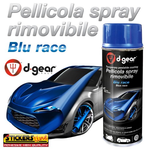 Vernice removibile blu race - removibile,