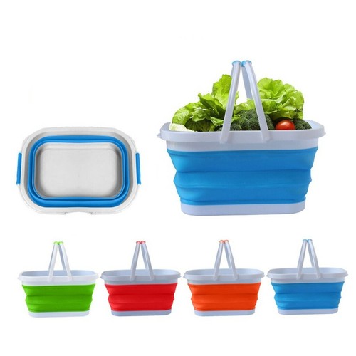 Cesto pieghevole silicone - in,