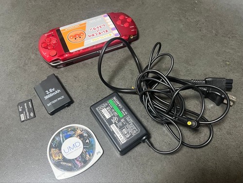 Sony psp 3000 console rossa - psp-3000,