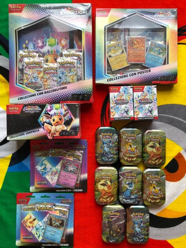 Pokémon lotto box evoluzioni - lotto,