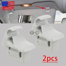2X Sun Visor Holder-Clip Grey