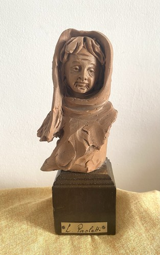 Scultura terracotta donna - terracotta,