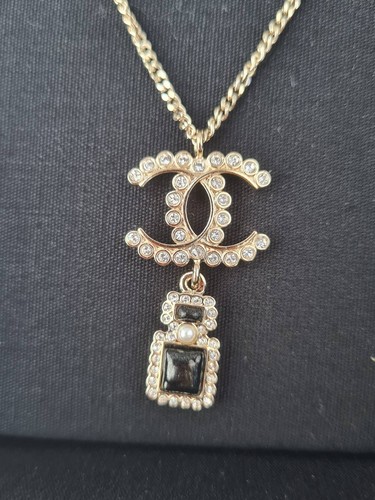 Collana chanel cristallo - cristallo, perla