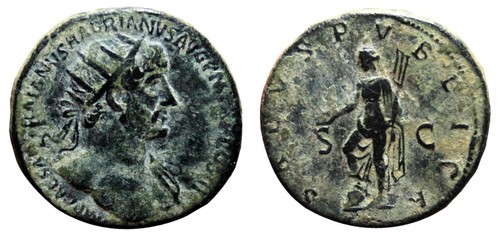 Aet hadriano ae dupondio - hadriano,