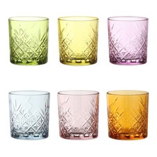 Set 6 bicchieri colorati in