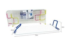 Stendibiancheria Stendino Da Balcone In Metallo Con Gancio Balcone 73x34 Cm