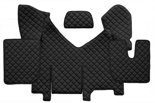 Nero con bianco eco pelle - nero,