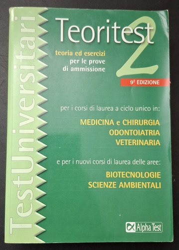 Alpha test medicina - test,
